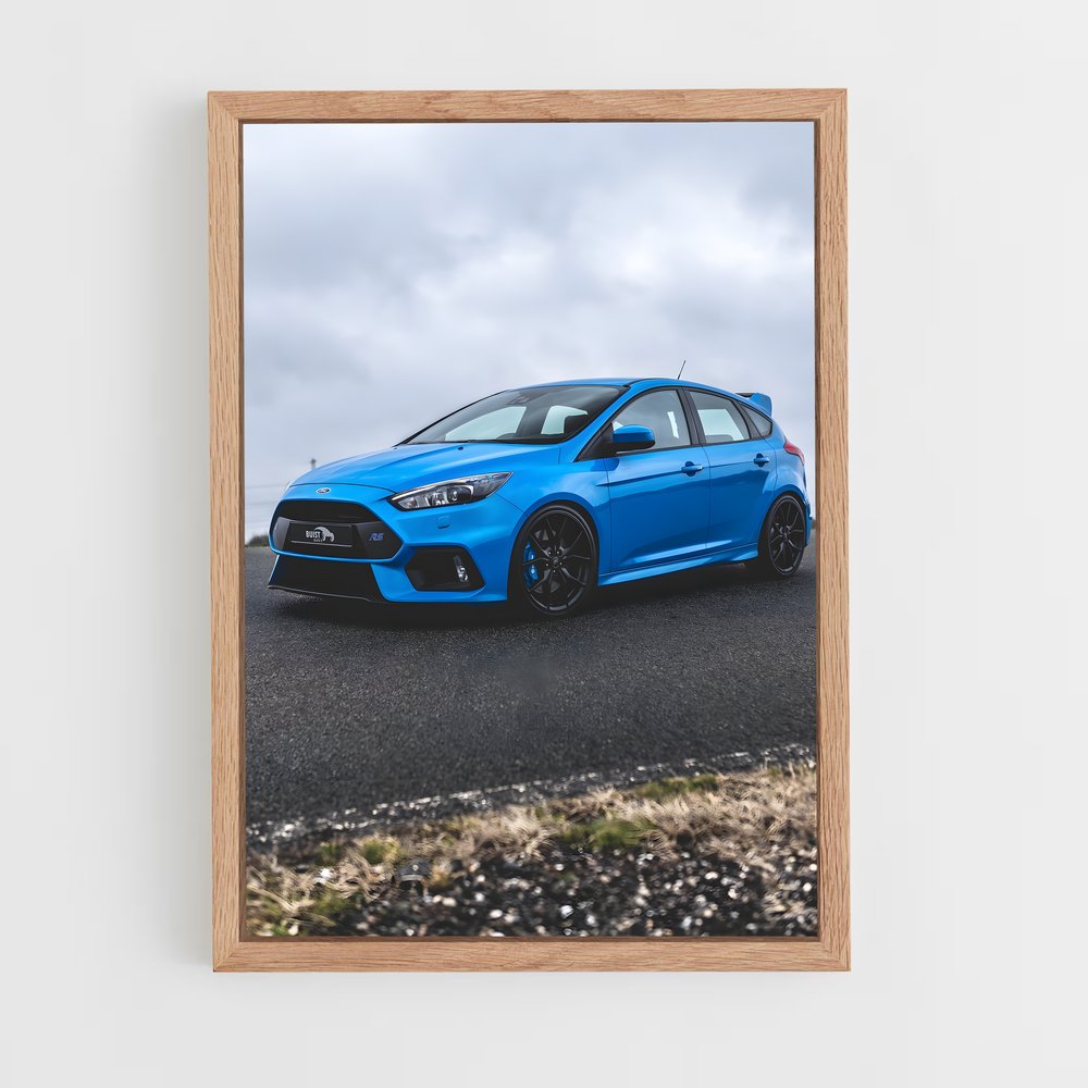 Poster Focus route – affiche Ford (vue 4)